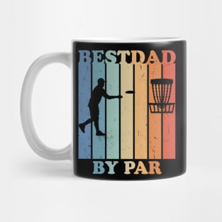 Best Dad By Par Vintage Father's Day Disc Golf Mug